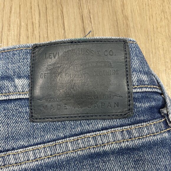 Levis Made in Japan Jeans Womens 30 High-Rise Boyfriend Blue Selvedge Denim - Picture 10 of 14